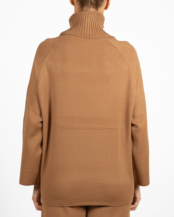 Turtleneck Pocket Sweater