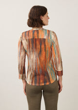3/4 Sleeve Henley Top