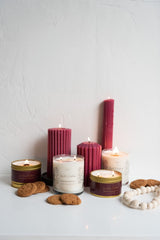 Santa's Cookies Pillar Candle