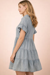 Indigo Breeze Dress