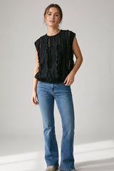Ruffled Vest