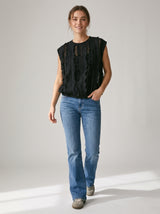 Ruffled Vest