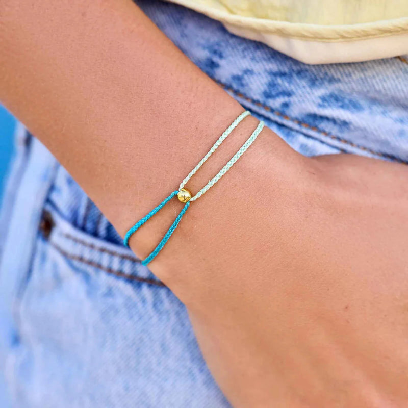 Blue Two Toned Dainty Bracelet