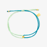 Blue Two Toned Dainty Bracelet