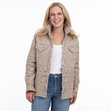 Bandana Quilted Shacket