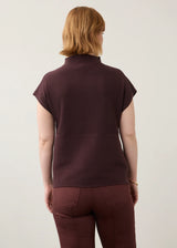 Ottoman Cap Sleeve Sweater