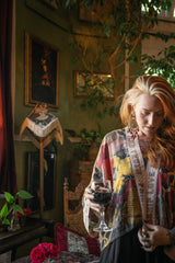 Friendship Love and Truth Cropped Kimono