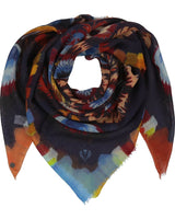 Colourful Plumes Square Scarf