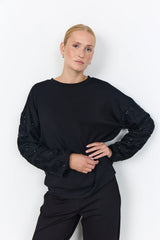 Laura Pullover w/ Lace Sleeves
