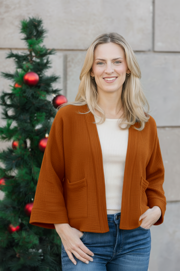 Amina Short Cardigan