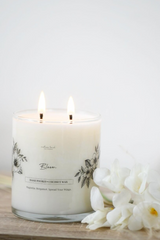 Bloom Scented Glass Candle