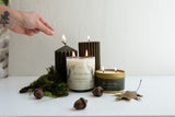 Burr Oak + Moss Tin Candle