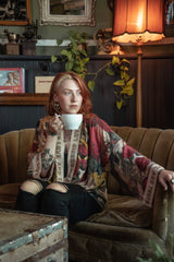 Friendship Love and Truth Cropped Kimono