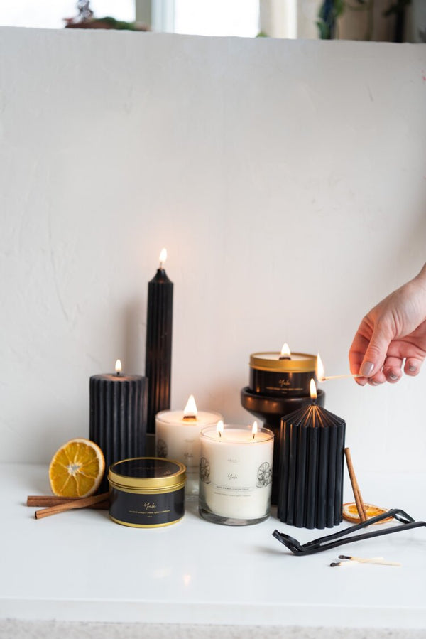 Yule Pillar Candle