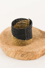 Golden Hour Beaded Cuff