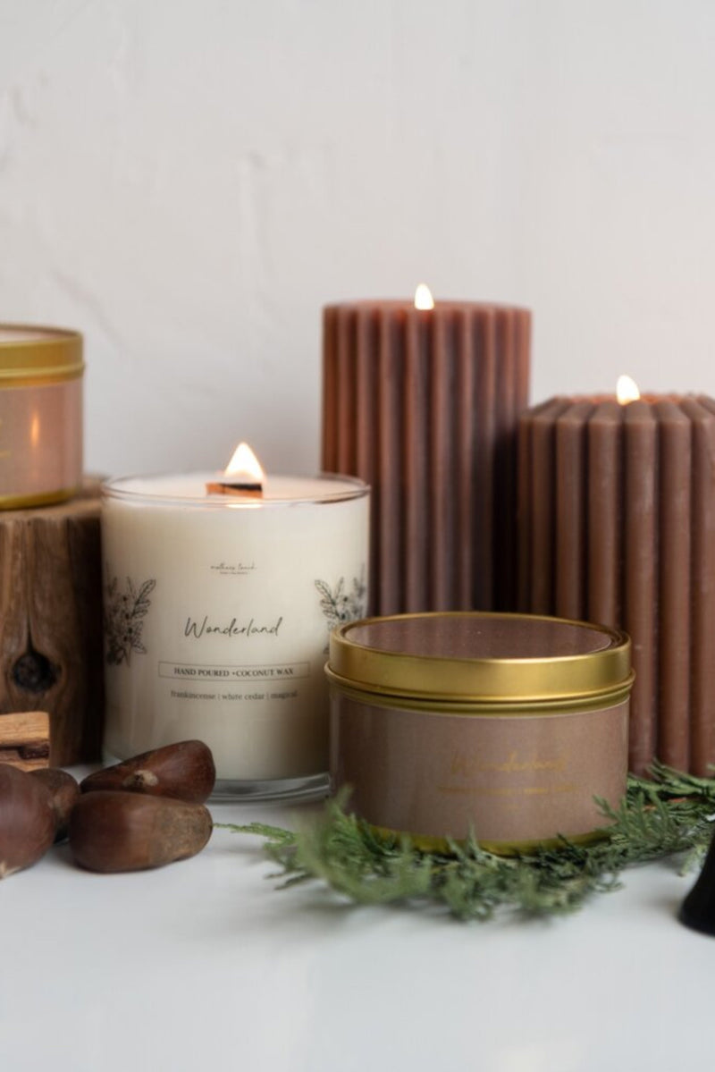 Wonderland Pillar Candle