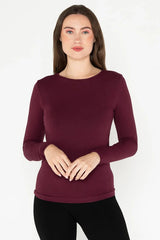 Bamboo Long Sleeve Crew Neck