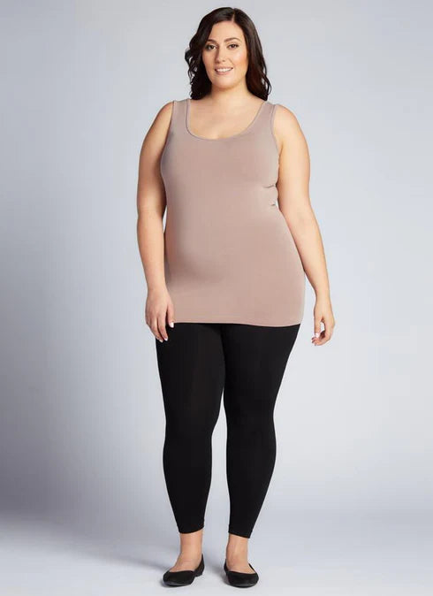 Bamboo Plus Size Fleece Leggings