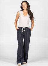 Wide Leg Stripe Pant