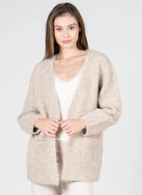Textured Open Sweater Cardigan