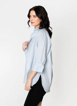 Linen Boyfriend Fit Blouse