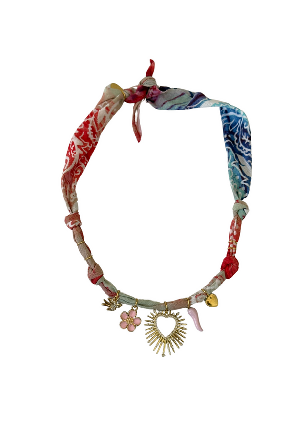 Cosmic Vibes Sparkling Heart Necklace