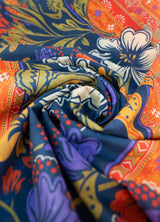 Trailing Floral Scarf