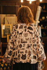 Curiosities Crop Kimono