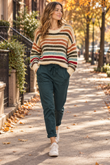 Jennie Sweater with Stripes