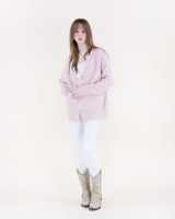 Relaxed Contrast Boyfriend Cardigan