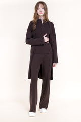 Tierra Luxe Ribbbed Open Cardigan
