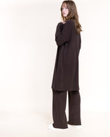 Tierra Luxe Ribbbed Open Cardigan