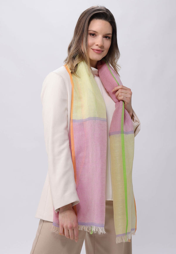 Bright Blocks Scarf