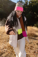 Cashmere Blend Multi Stripe Scarf