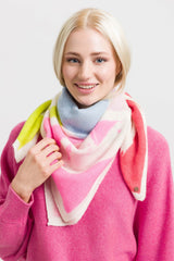 Oversized Love Knit Printed Scarf