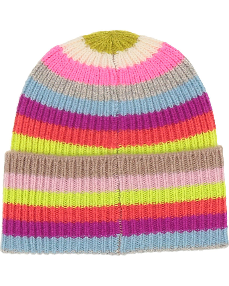 Multi Stripe Knit Beanie