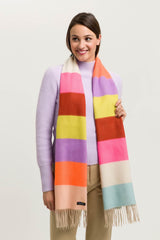 Multi Stripes Cashmink Scarf