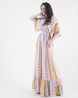 Floral Stripe Jumpsuit