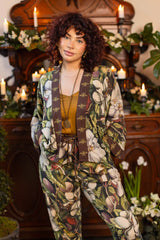 Fleur De Lune Crop Kimono