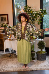 Fleur De Lune Crop Kimono