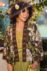 Fleur De Lune Crop Kimono