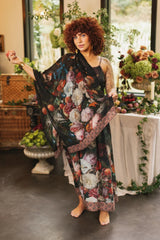 Flight of Fancy Floral Scarf