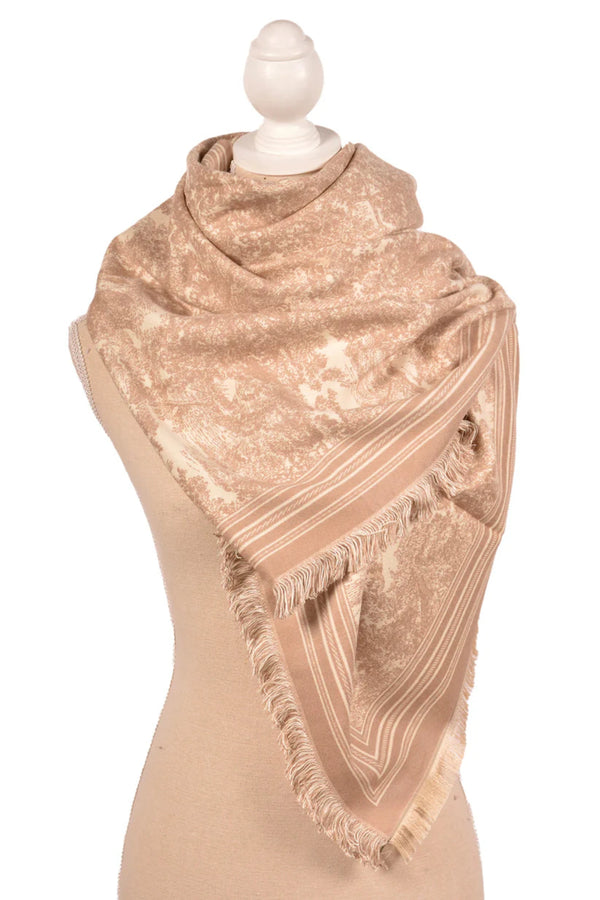 Printed Wrap Scarf