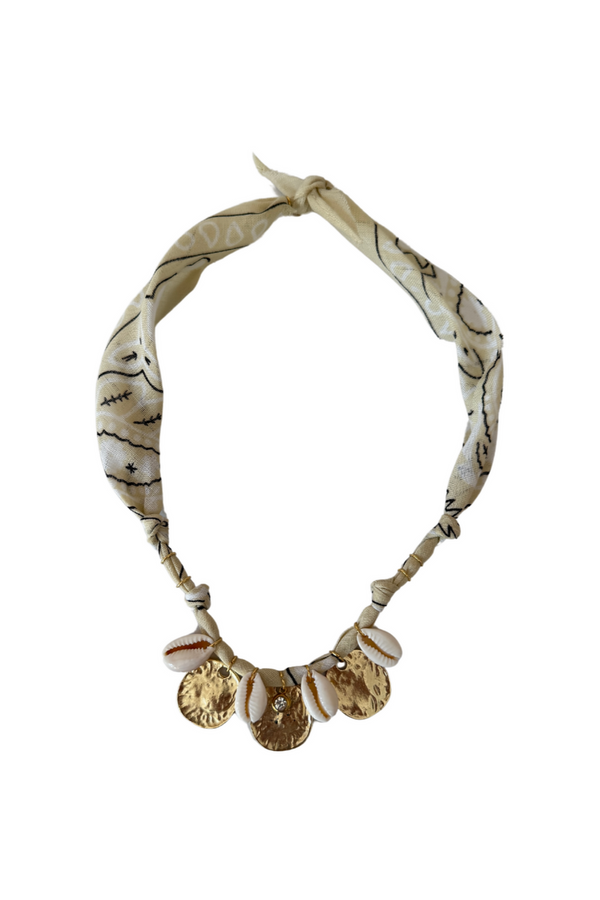 Golden Fluo Nude Gold Coin Necklace