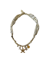 Golden Fluo Nude Starfish Necklace
