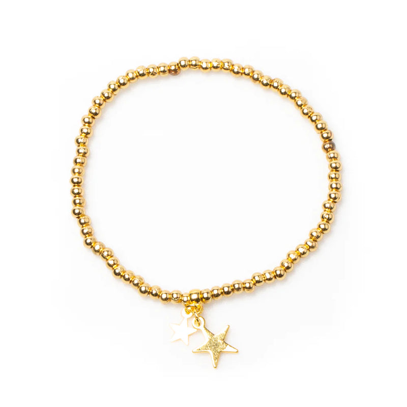 Elasticated Star Charm Bracelet