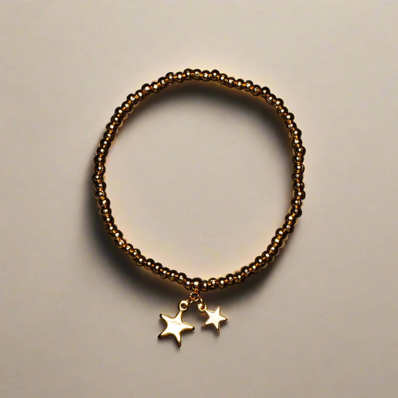 Elasticated Star Charm Bracelet