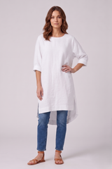 Whitney Linen Top