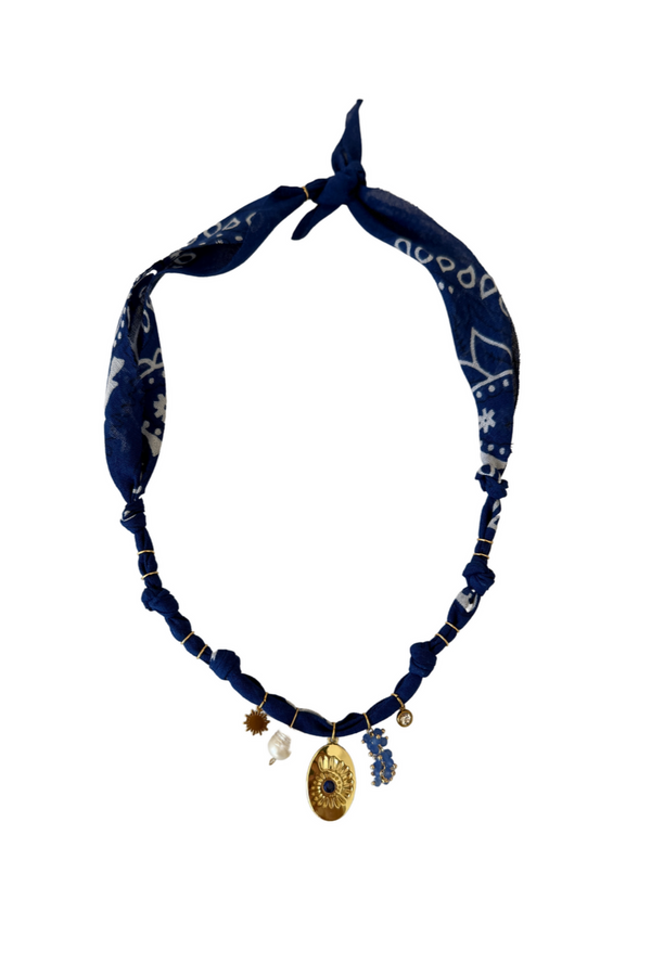 Hydra Island Ultramarine Shell Necklace