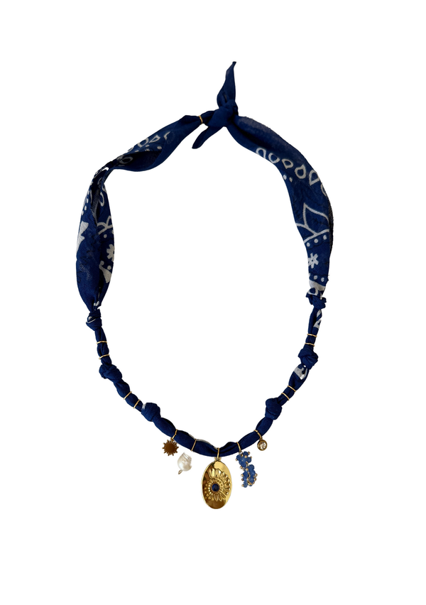 Hydra Island Ultramarine Shell Necklace